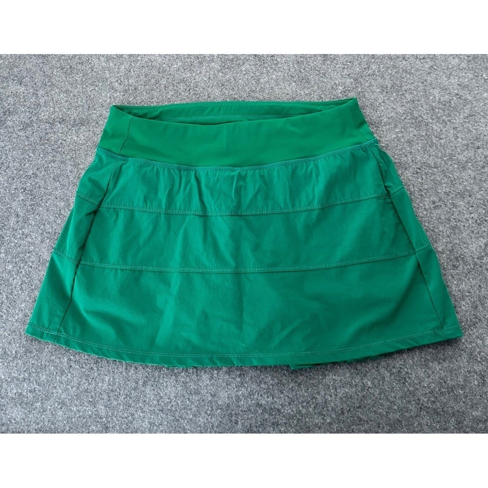 MECDAR Tennis Skort 6 Green Pleated Athletic Golf Pickleball Activewear Preppy